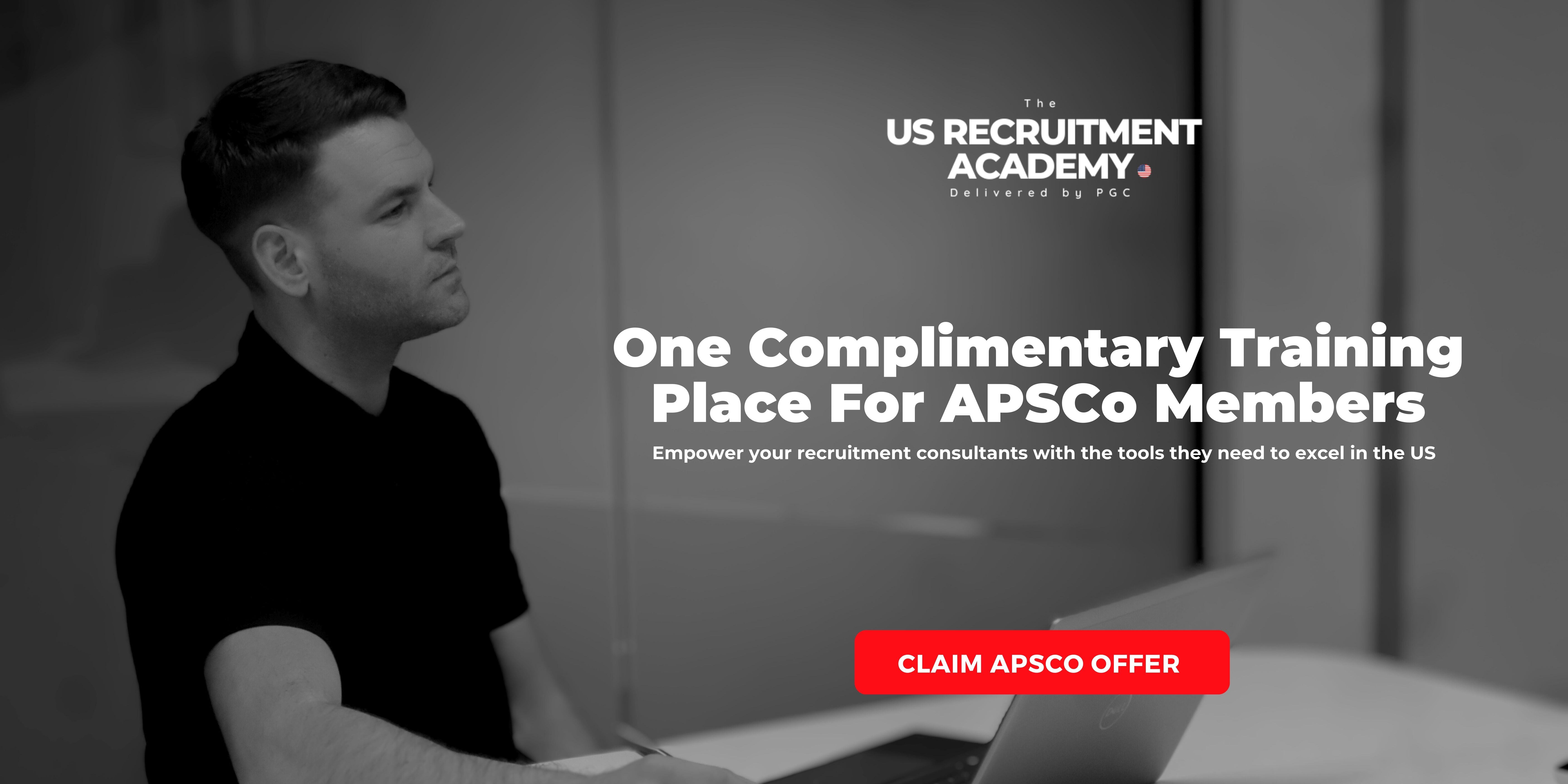 One Complimentary Training Place on The US Recruitment Academy