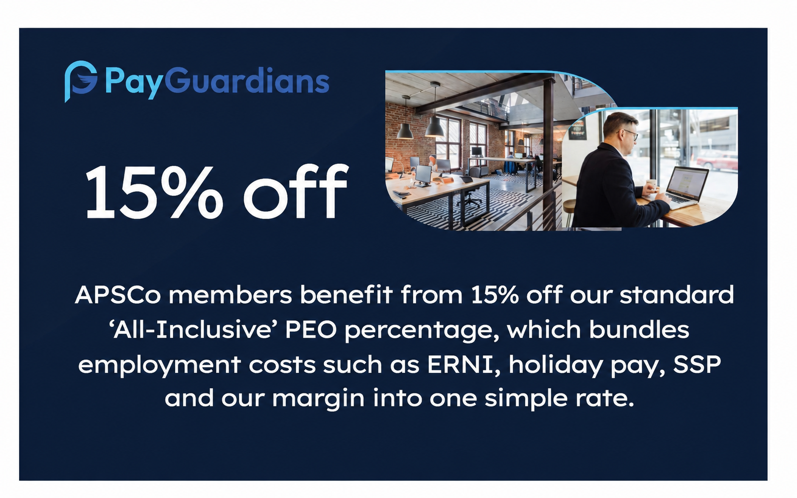 15% off our All-Inclusive PEO model