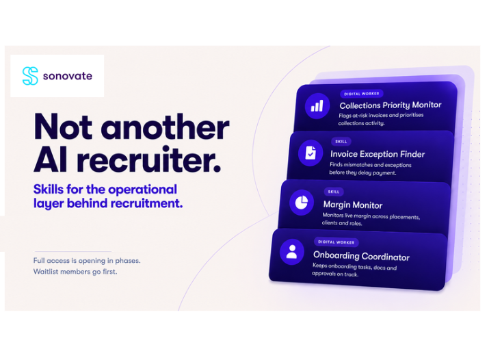 Not another AI recruiter: Sonovate opens waitlist for Skills Marketplace powering recruitment operations