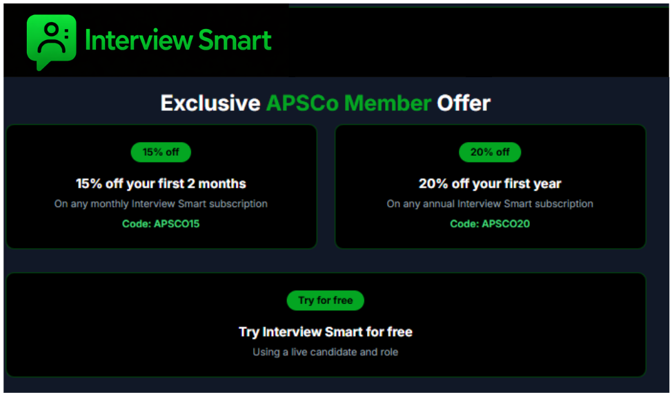 Exclusive Savings for APSCo Members