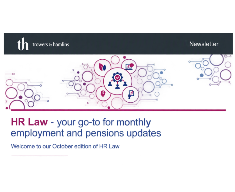 HR Law - your go-to for monthly employment and pensions updates