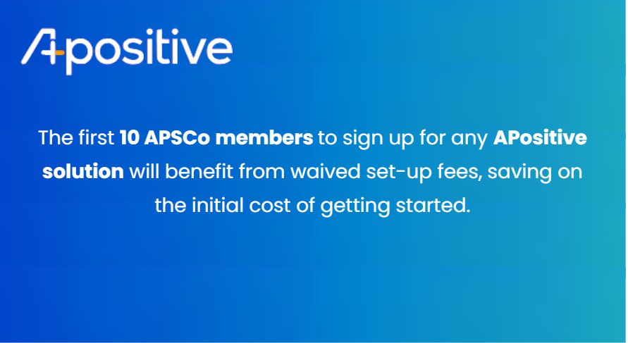 Waive your set-up costs with APositive UK