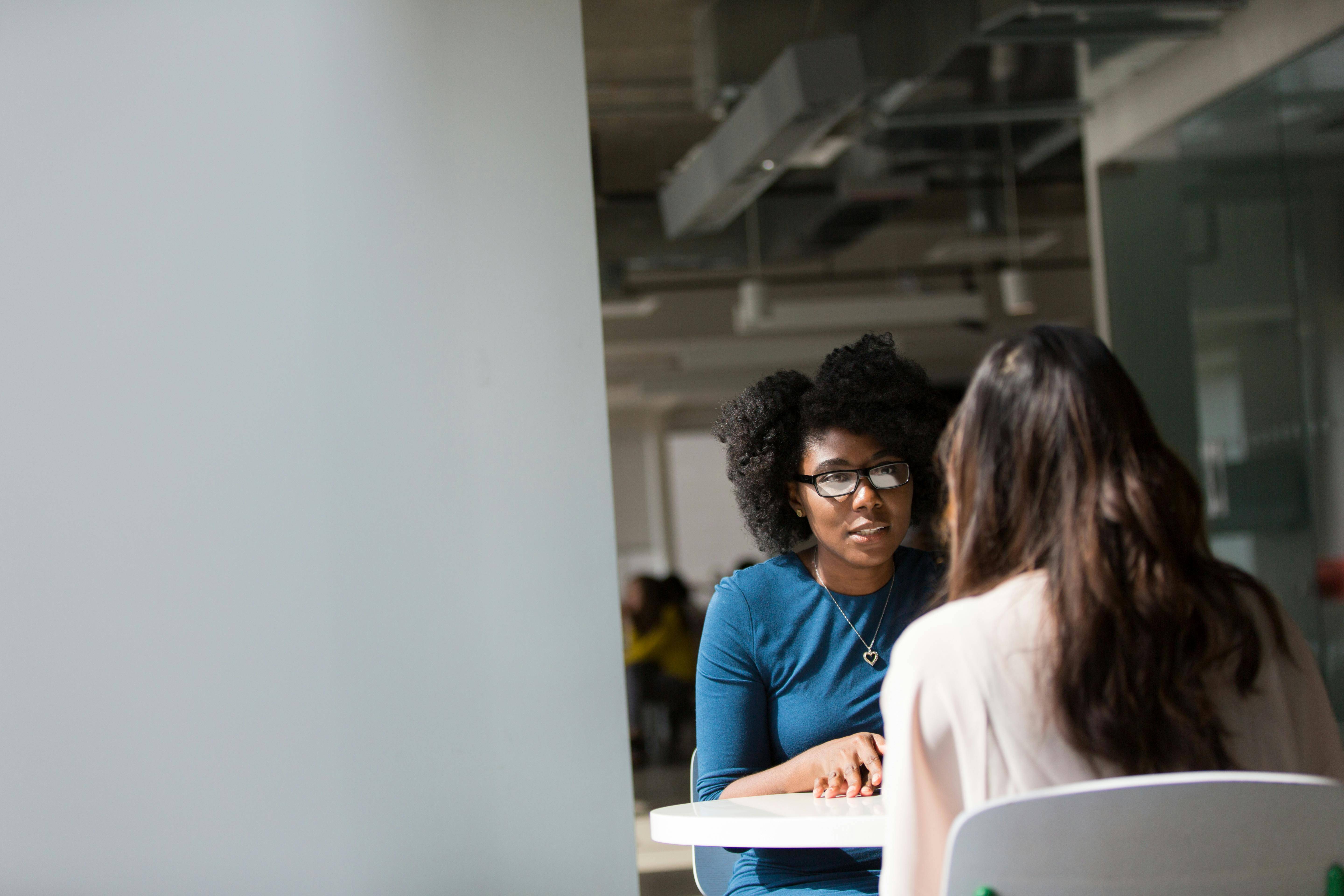 Informal interview with two women